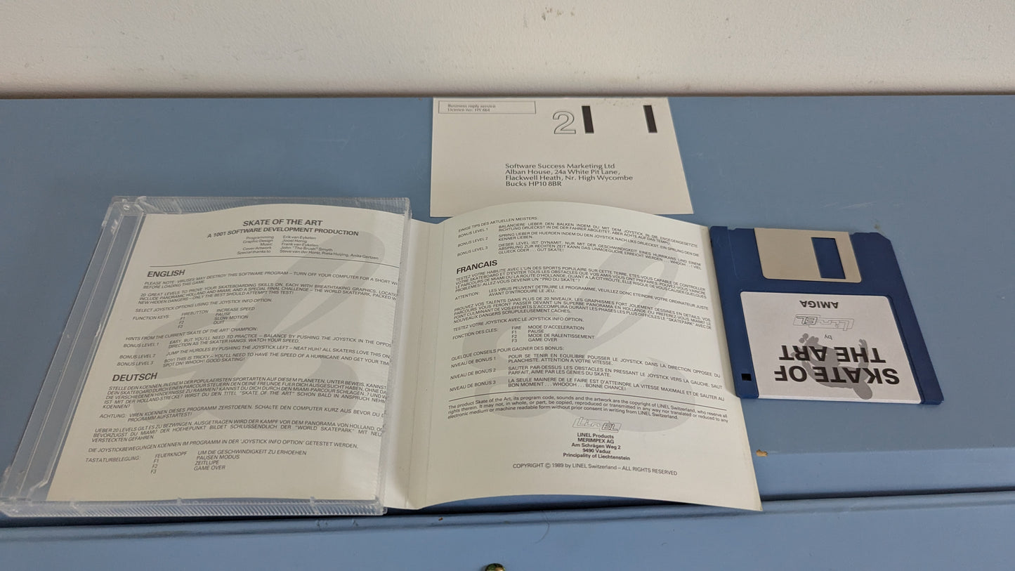 Linel - Skate of the Art (Amiga)