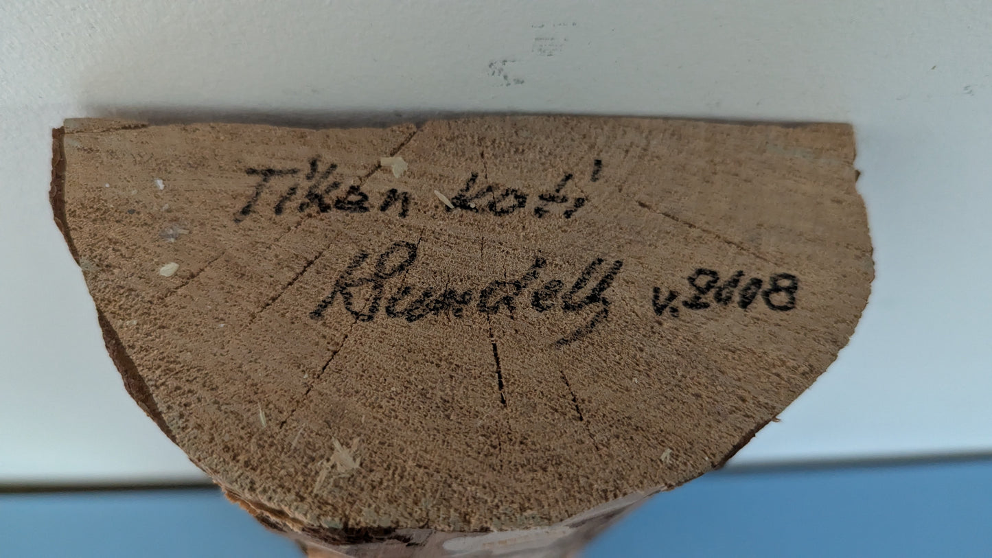 Kalevi Sundell - Tikan Koti (Signeerattu Puuveistos, 2008)