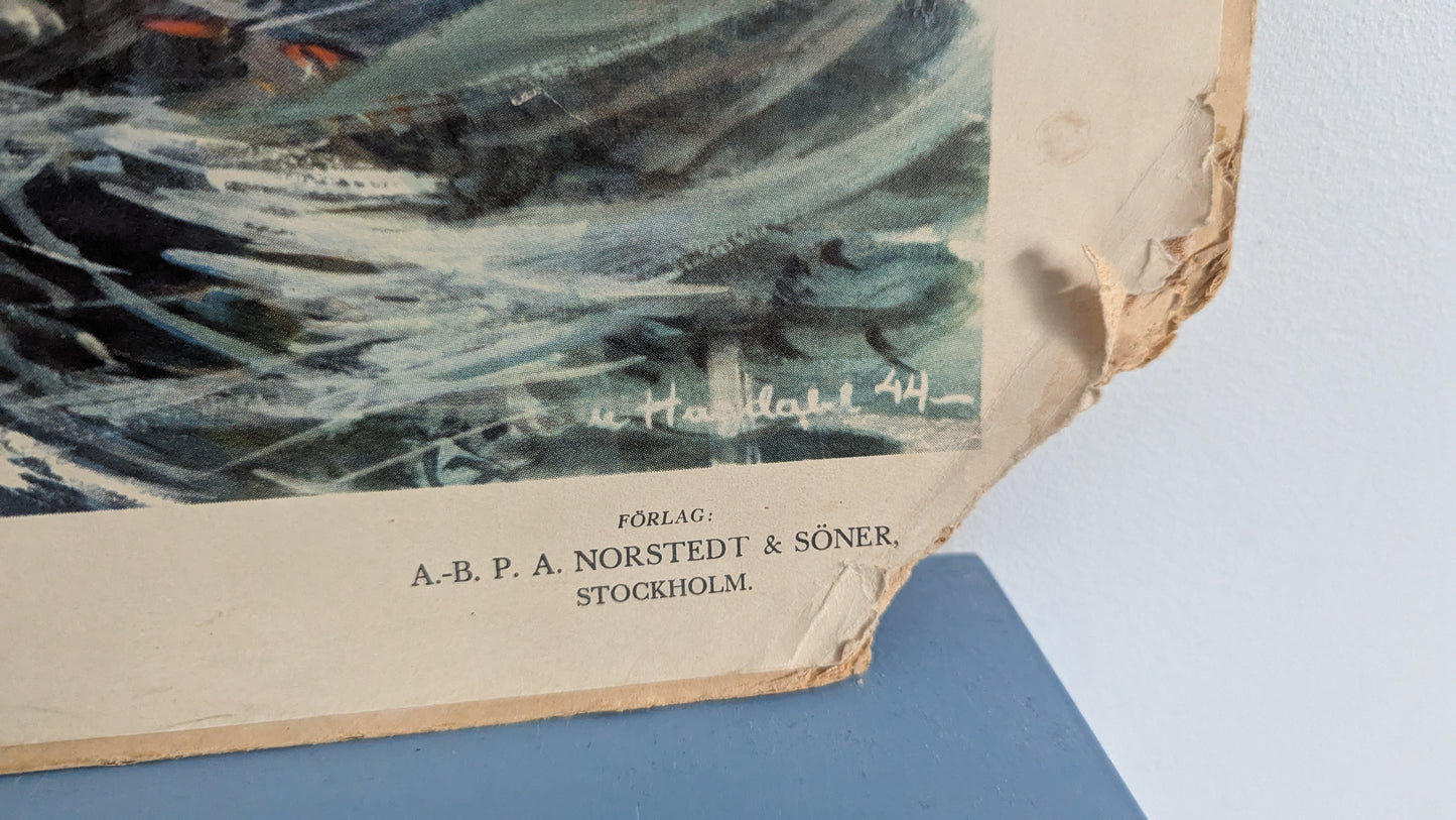 Opetustaulu - Eskimot (Olle Hagdahl, Esselte, Stockholm)