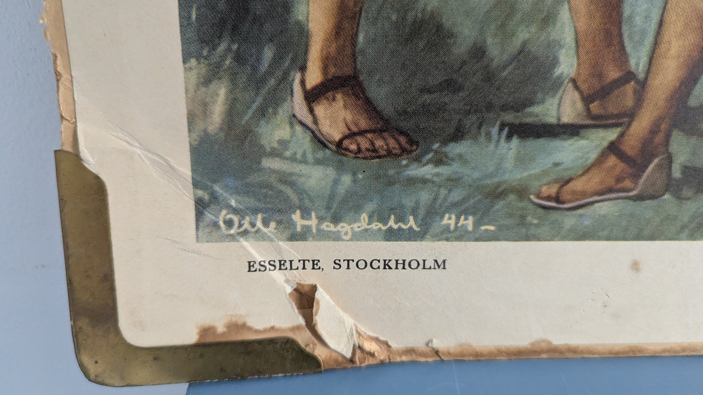 Opetustaulu - Japanilaiset (Olle Hagdahl, Esselte, Stockholm)