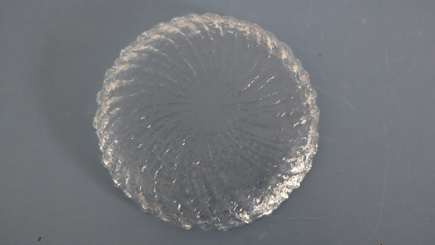 Riihimäen Lasi Kehrä Leivoslautanen / Leipälautanen (1975-1980, Nanny Still)