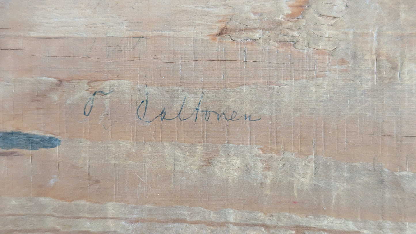 Mustekynäteline / Mustepulloteline (Puu / Metalli / Lasi)