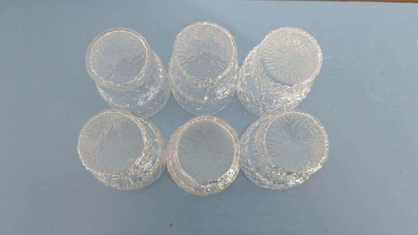 Iittala Paadar Snapsilasi (6kpl, 1970-1976, Tapio Wirkkala)