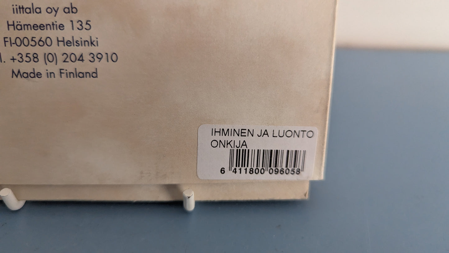 Arabia Ihminen ja Luonto - Onkija Seinälaatta (Alkuperäisessä Pakkauksessa)