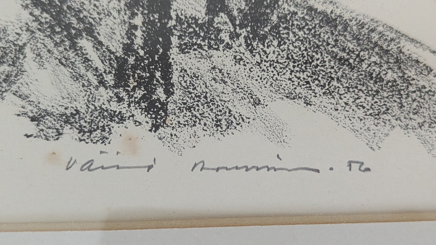 Väinö Rouvinen - Signeerattu Etsaus (1956)