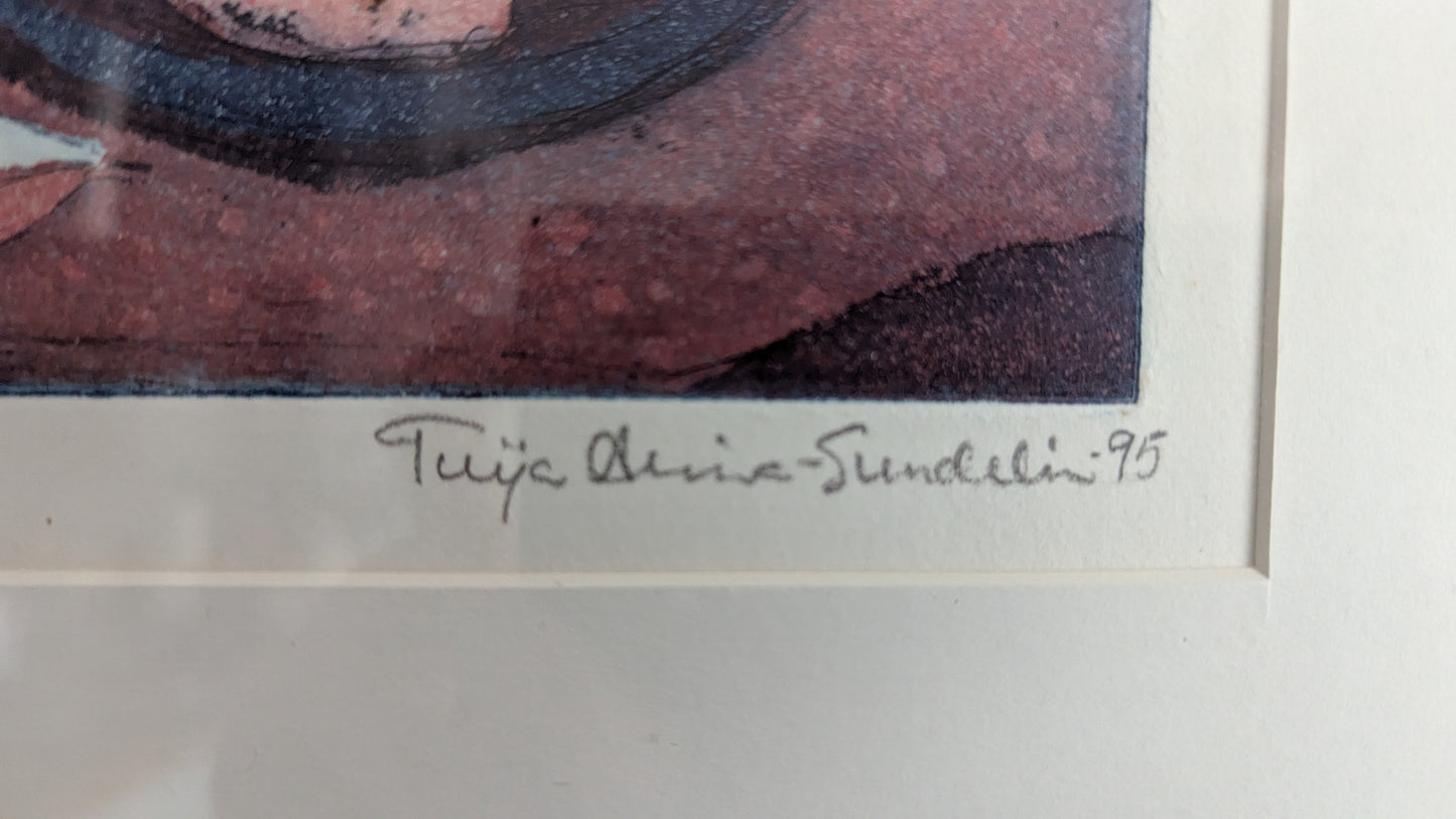 Tuija Arina-Sundelin - Signeerattu Grafiikka (1/10, 1995)