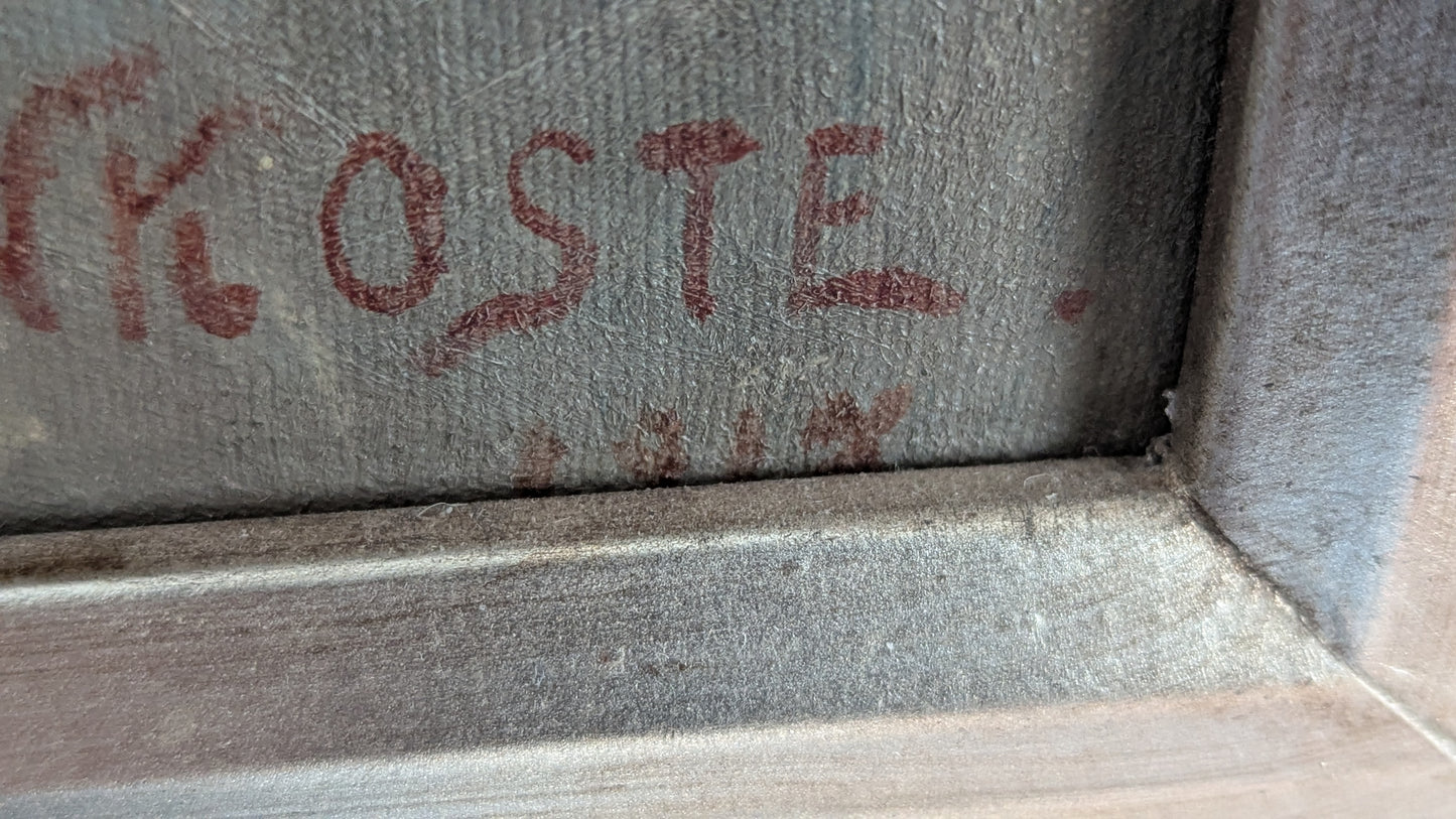 A. Aallonkoste - Signeerattu Öljyvärimaalaus (ISO)