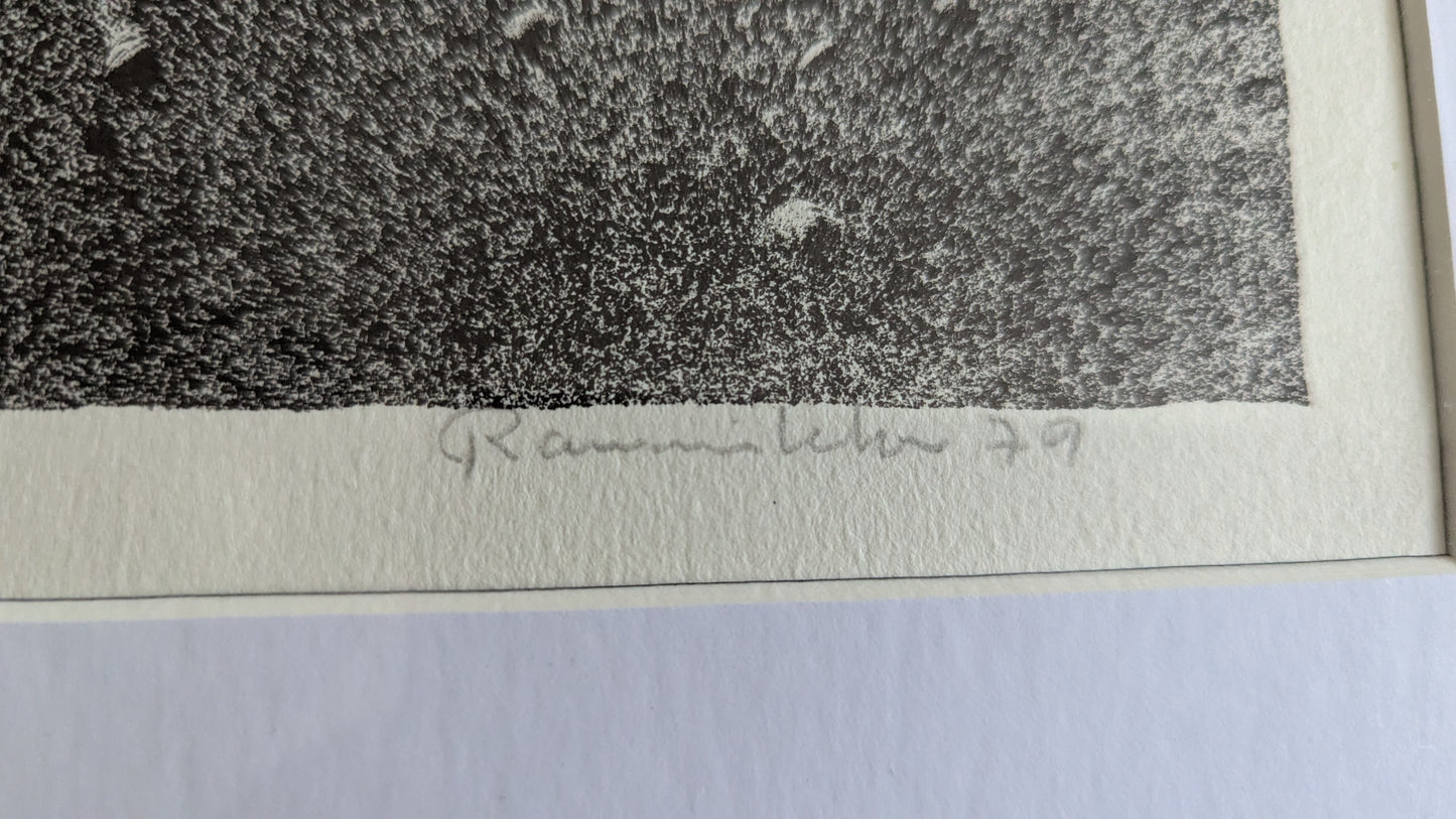 Leo Rannikko - Valokiila (Signeerattu Grafiikka 1977)