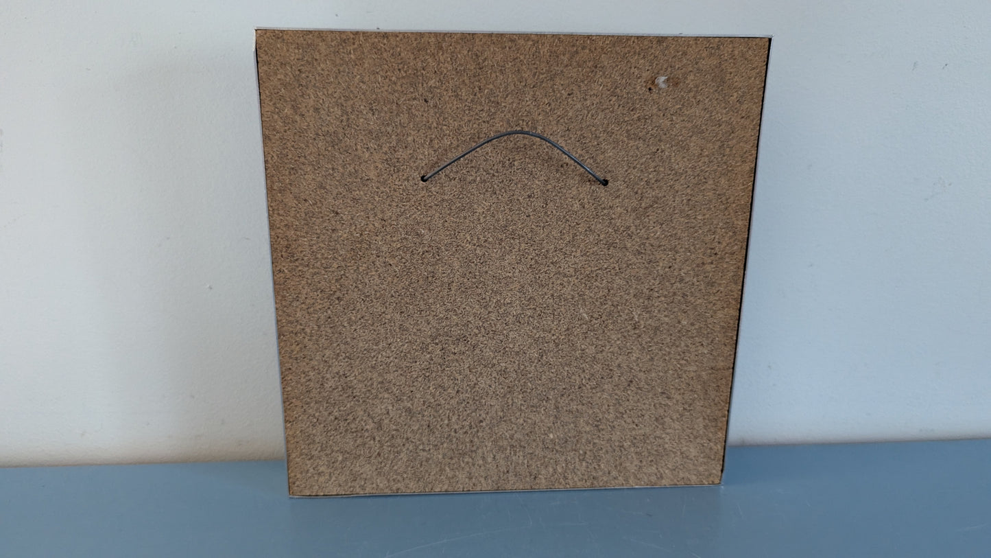 Rauha Eklund - Signeerattu Metallireliefi (1985)