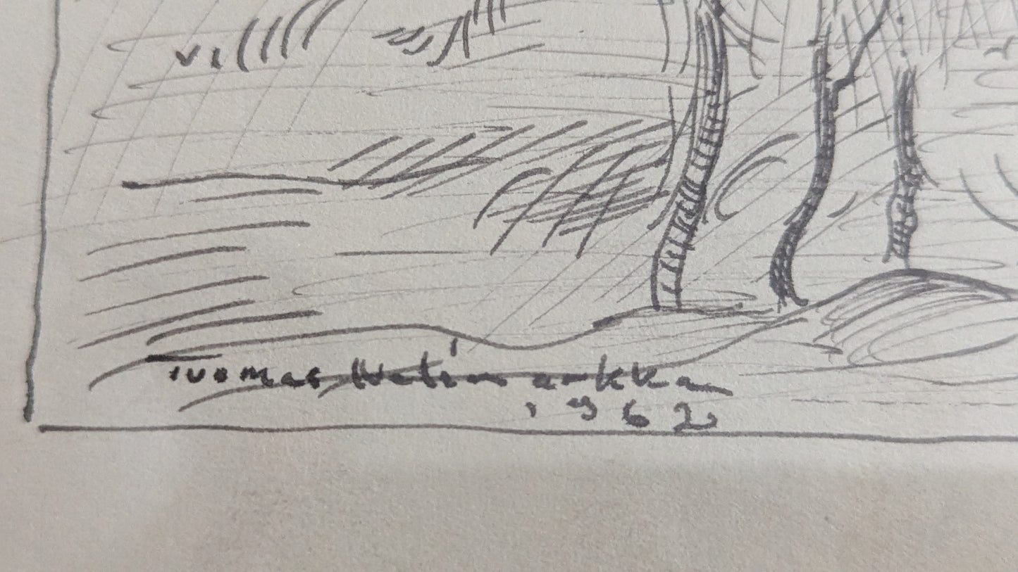 Tuomas Nelimarkka - Signeerattu Tussityö (1962)