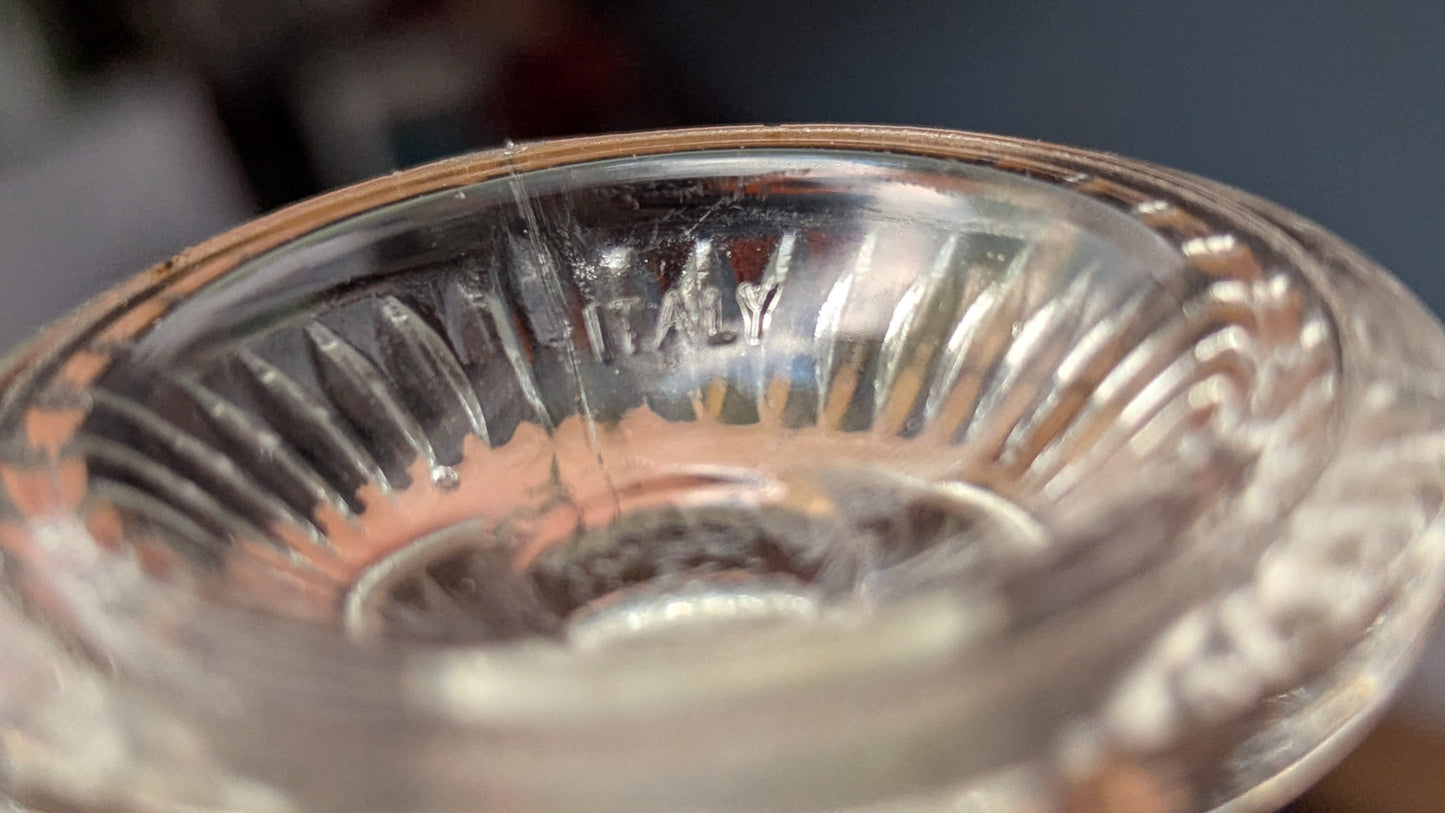 Vanha Italialainen Maljakko / Lasimaljakko