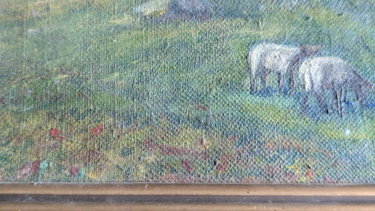 Signeeraamaton Öljyvärimaalaus (Signeeraus Kulunut Ilmeisesti Pois)