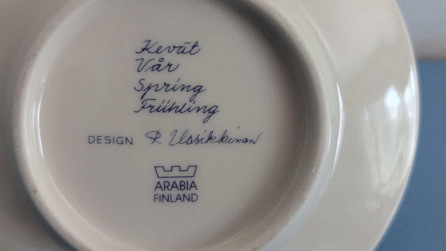 Arabia Kevät Seinälautanen (Raija Uosikkinen)