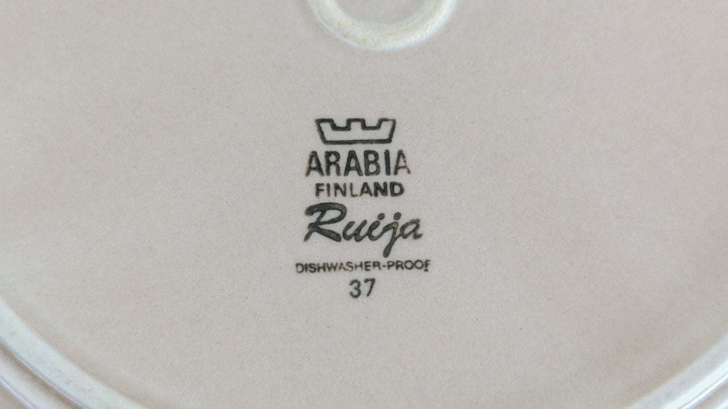 Arabia Ruija Ruokalautanen (6kpl, 1975-1981, Raija Uosikkinen)