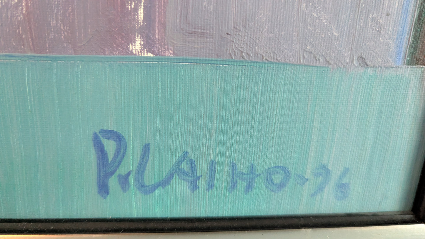 Pekka Laiho - Signeerattu Öljyvärimaalaus (1996)