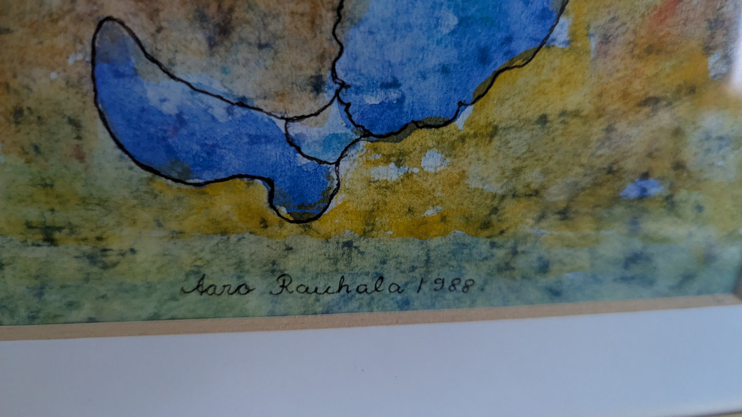 Aaro Rauhala - Temppuilijat (Signeerattu Sekatekniikka 1988)