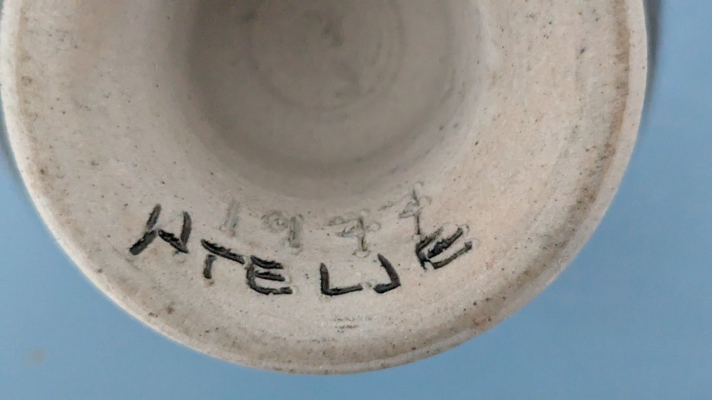 Arabia Atelje Jalallinen Kulho (1977, Signeerattu, Kauko Rajala)