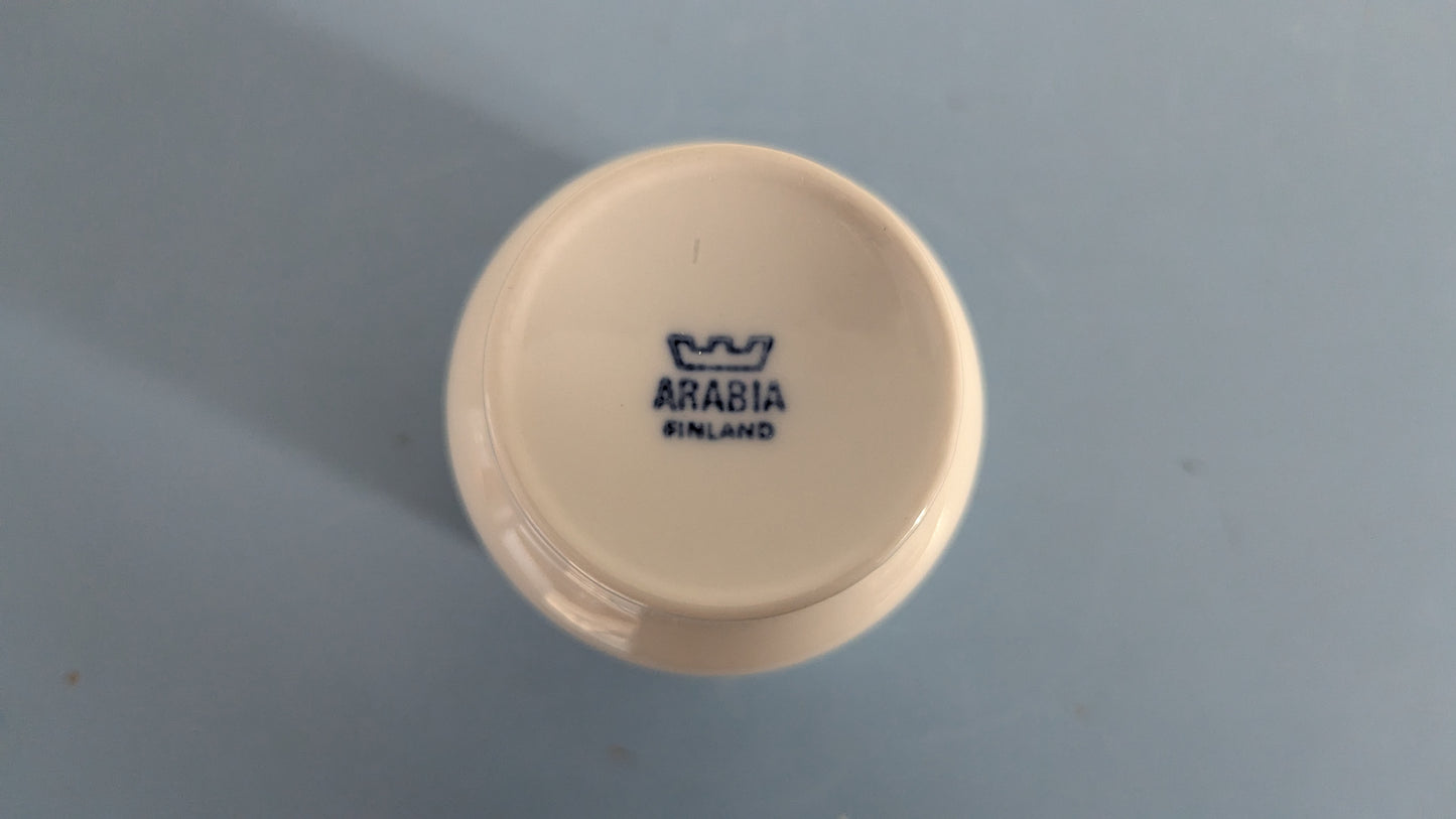 Arabia Rivi Riisiposliini Maljakko (Pieni, Friedl Holzer-Kjellberg)