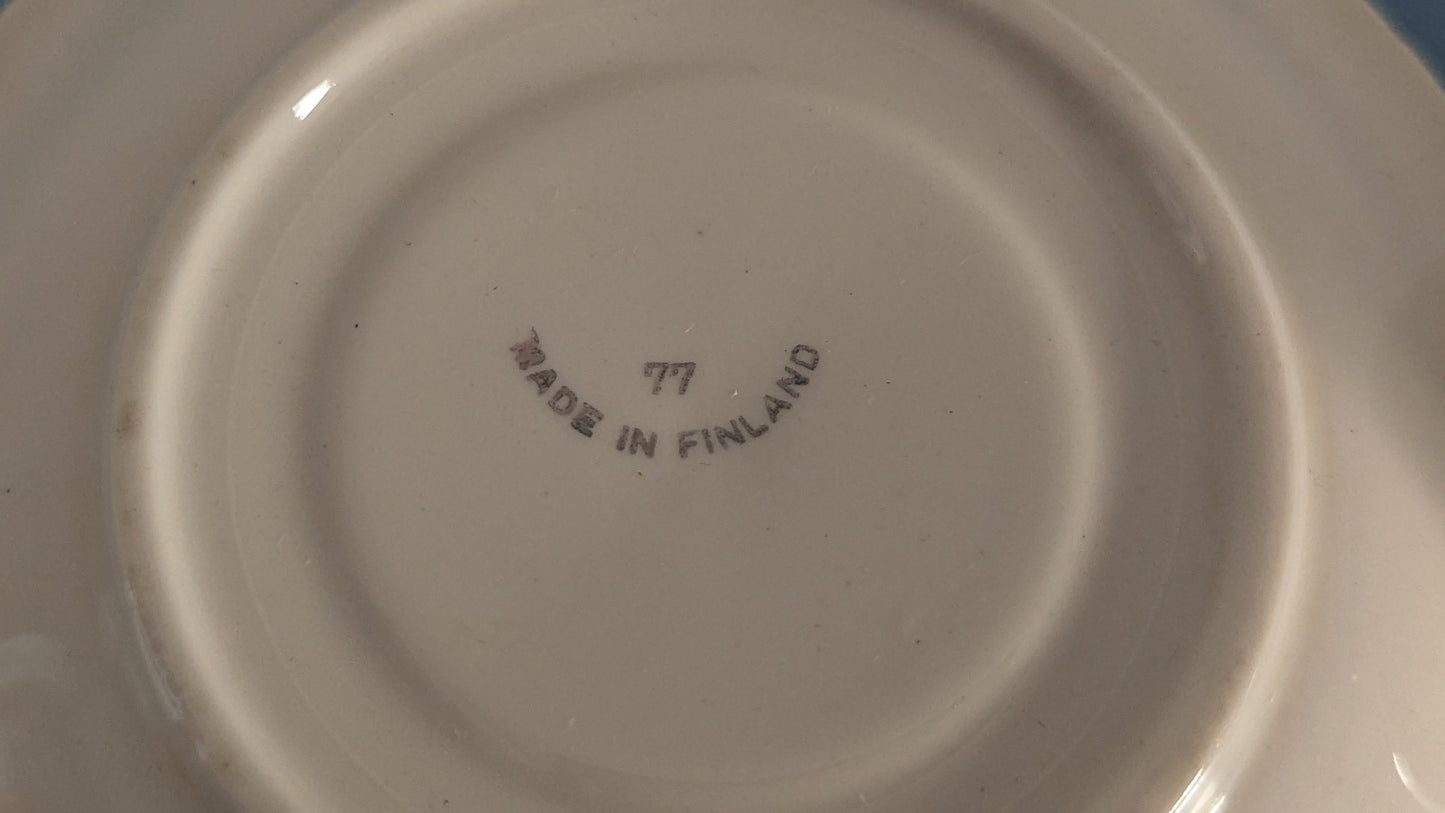 Arabia Raili Kahviastiasto Kuudelle Hengelle (12-osaa, 1947-1953, Svea Granlund)