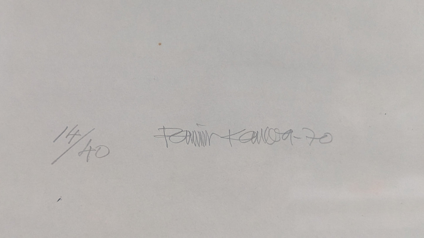 Raimo Kanerva - Signeerattu Grafiikka (1970, 14/40)