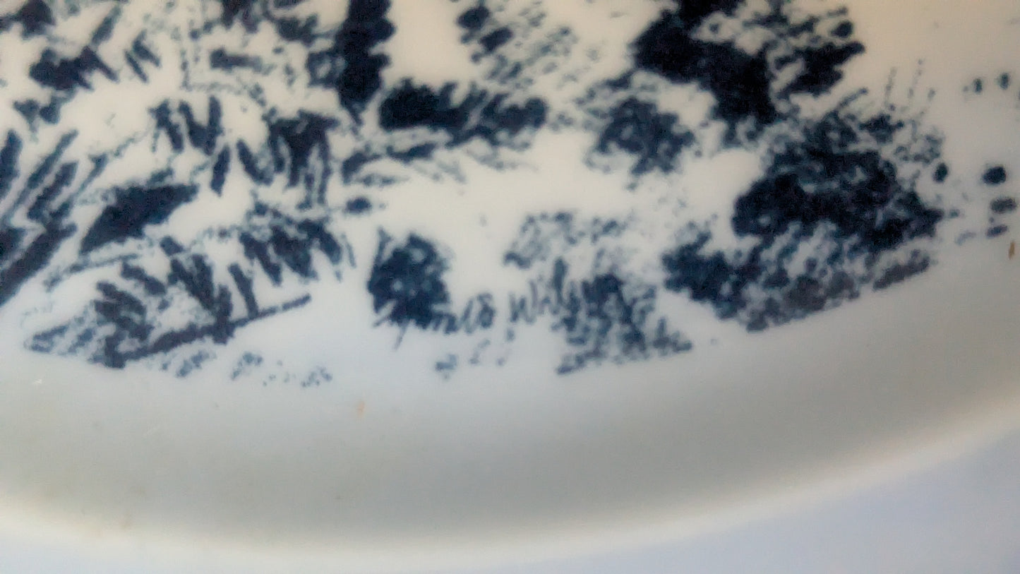 Bing & Grondahl Eläimiä Aamunkoitteessa - Karhu Vaelluksella Seinälautanen