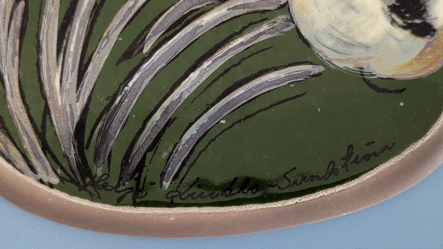 Arabia Pullukkakukat Seinälaatta (1992, Heljä Liukko-Sundström)