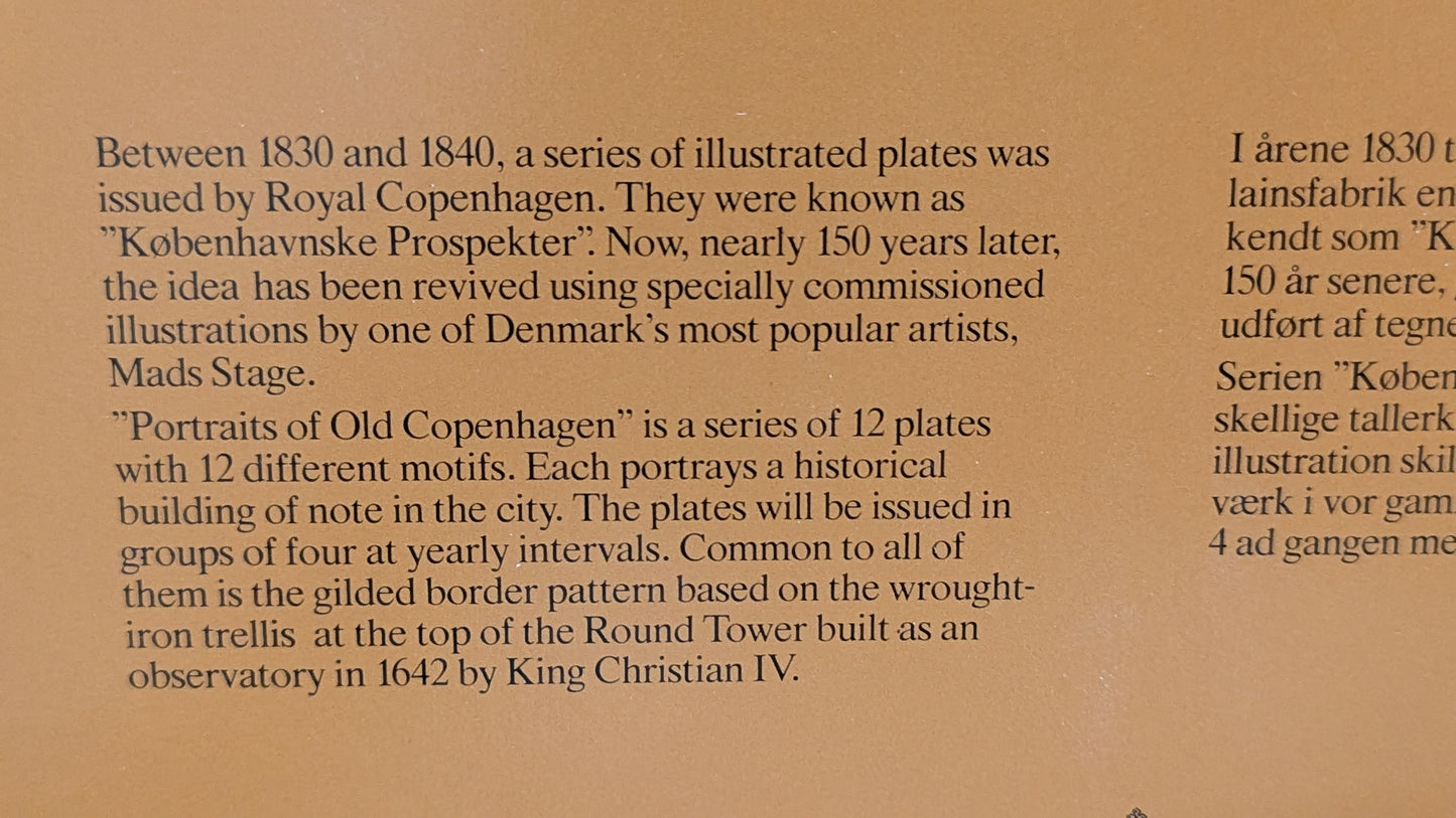 Royal Copenhagen Kastelletin Portti Seinälautanen (1977, Alk. Paketissa)