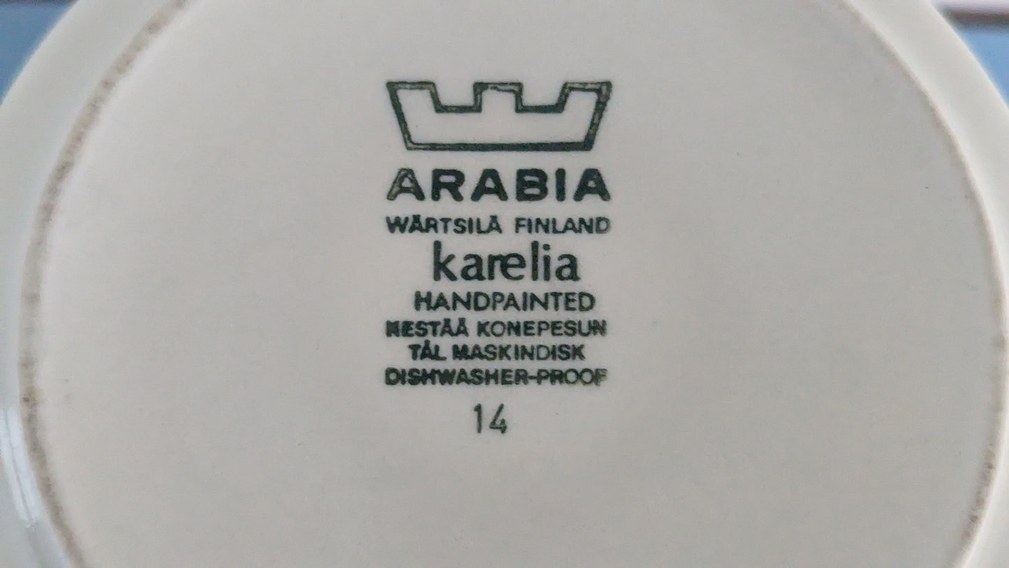 Arabia Karelia Kahvikannu (1970-1986, Anja Jaatinen-Winqvist)
