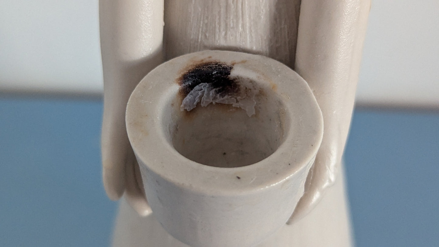 Pentik Kynttilänjalka / Enkeli Figuuri (Signeerattu, Anu Pentik)