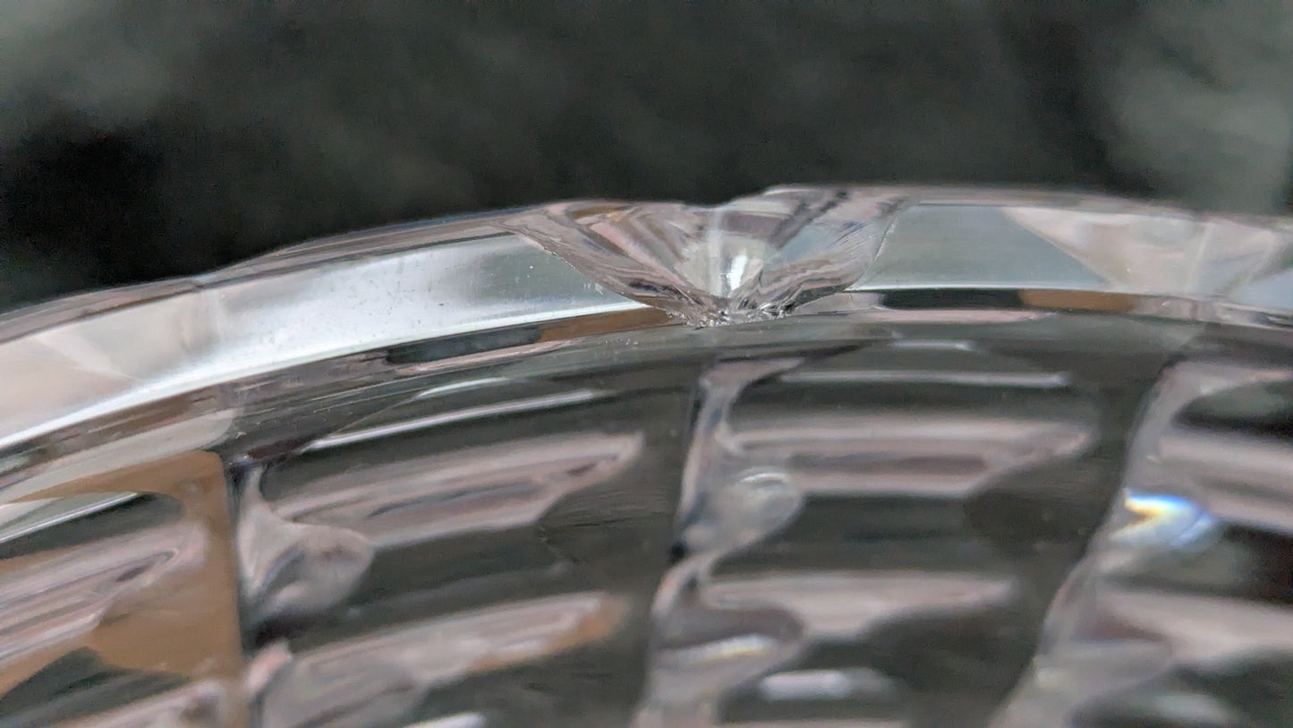 Riihimäen Lasi Kristiina Kristallimalja / Malja (1970-1976, Aimo Okkolin)