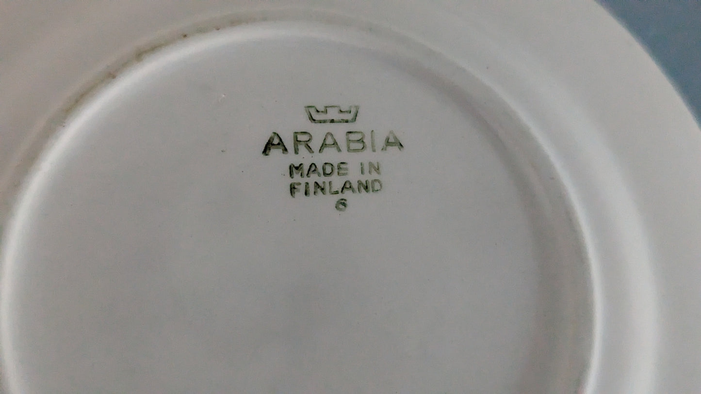 Arabia Blue Rose Leivoslautanen / Leipälautanen (1949-1971, Svea Granlund)