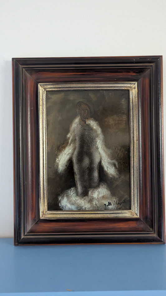 Matti Alapoti - Selkä (Signeerattu Öljyvärimaalaus)