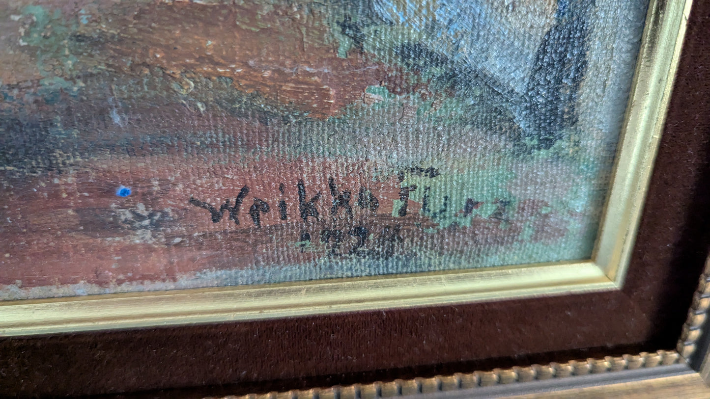 Weikko Puro - Signeerattu Öljyvärimaalaus (1925)