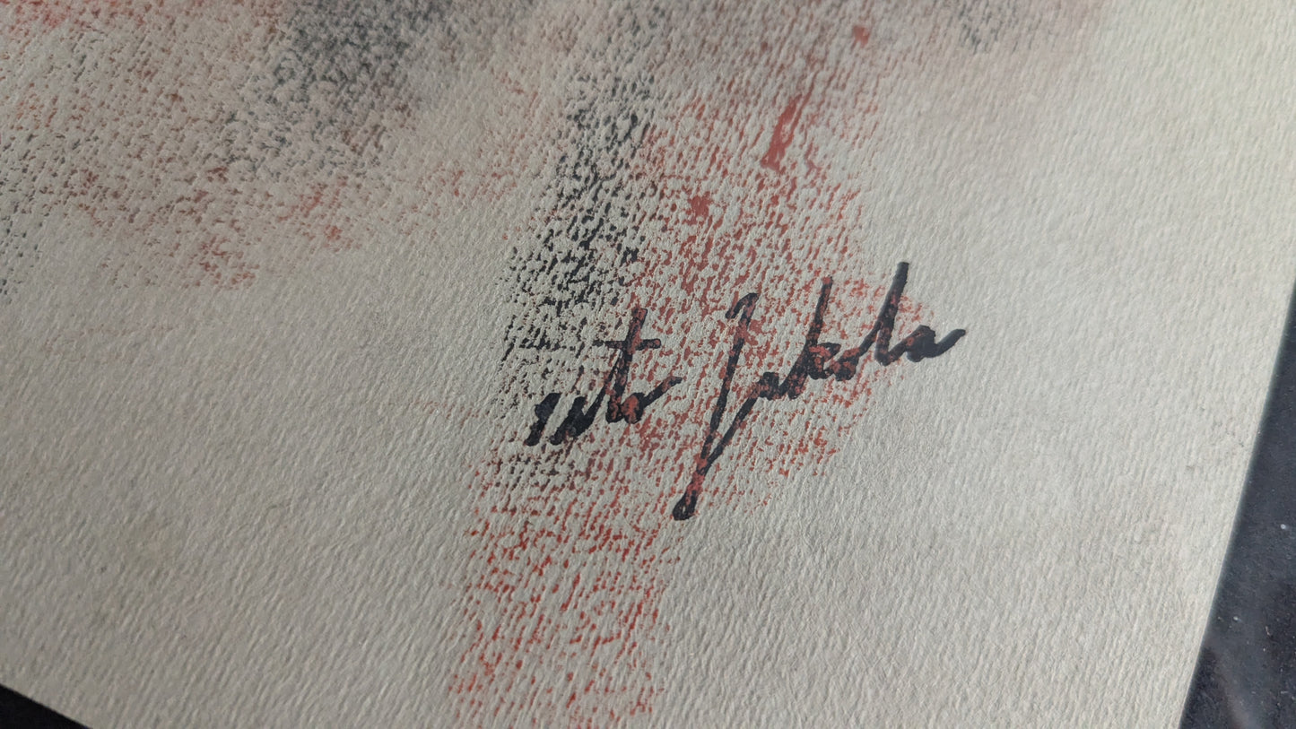 Isto Jakola - Signeerattu Sekatekniikka (Pastelli/Tussi)