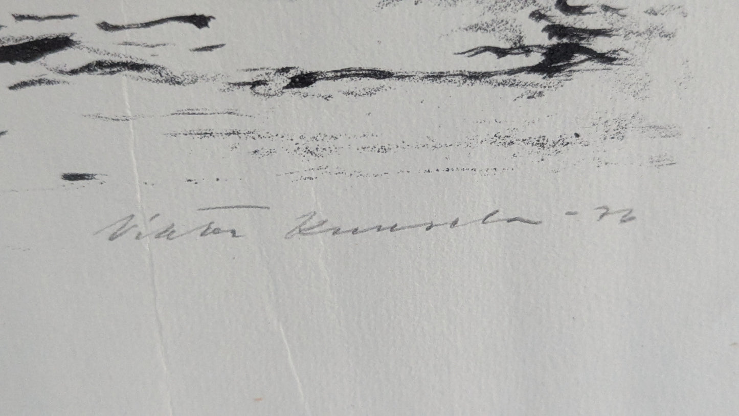 Viktor Kuusela - Signeerattu Grafiikka (1976)