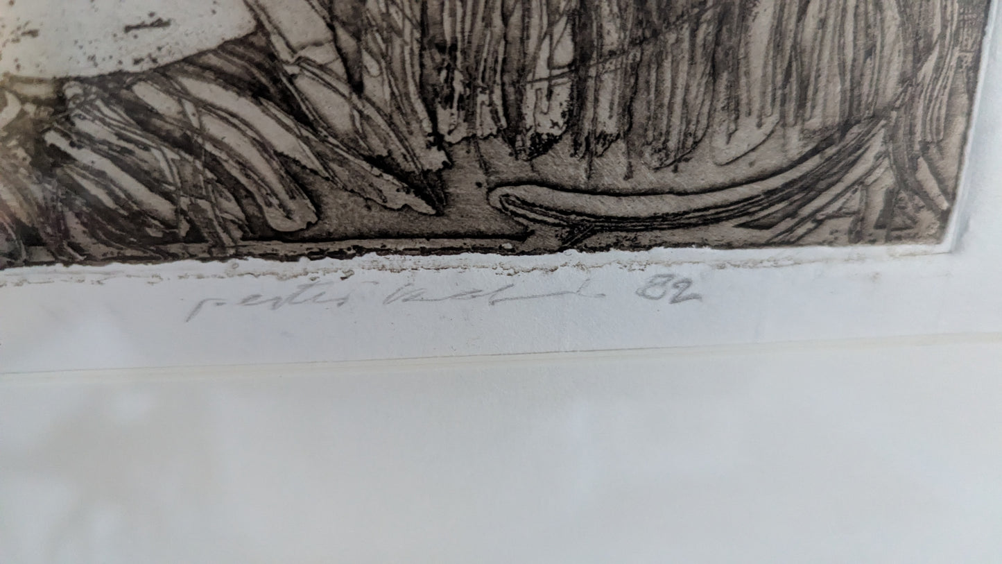 Pertti Kolehmainen - Sibu (Signeerattu Etsaus 1982)