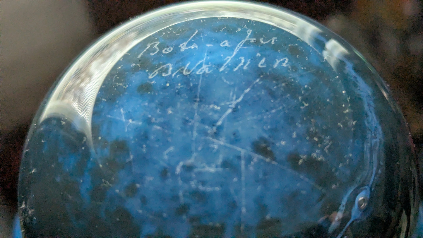 Kosta Boda - Talatta Sokerikko / Malja (1972, Signeerattu, Bertil Vallien)