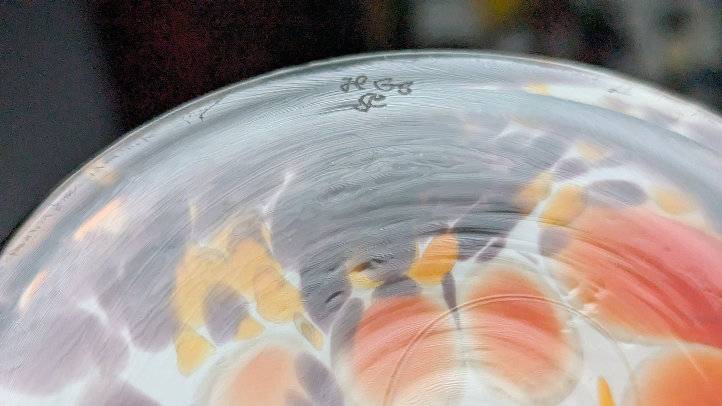 Holmegaard Cascade Maljakko (1970-1977, Signeerattu, Per Lutken)