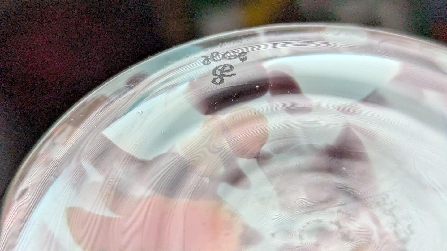 Holmegaard Cascade Maljakko (1970-1977, Signeerattu, Per Lutken)