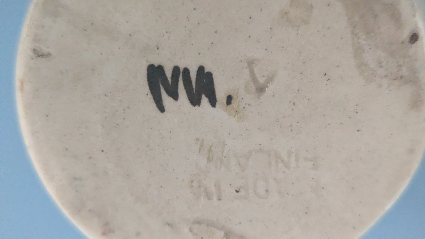 Kupittaa Savi - Ruukku / Maljakko (1950-luku, Signeerattu, Maire Aarnio)