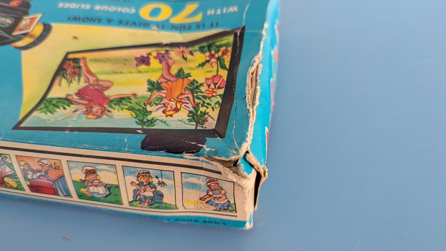 Fortuna Patterikäyttöinen Projektori (1960-luku, Alkuperäisessä Paketissa)