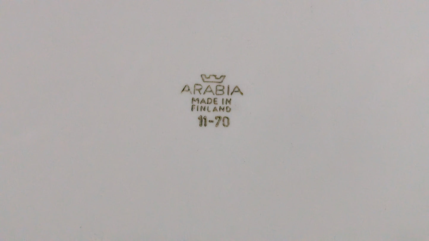 Arabia Pulmu Tarjoilulautanen (1969-1973, Raija Uosikkinen)