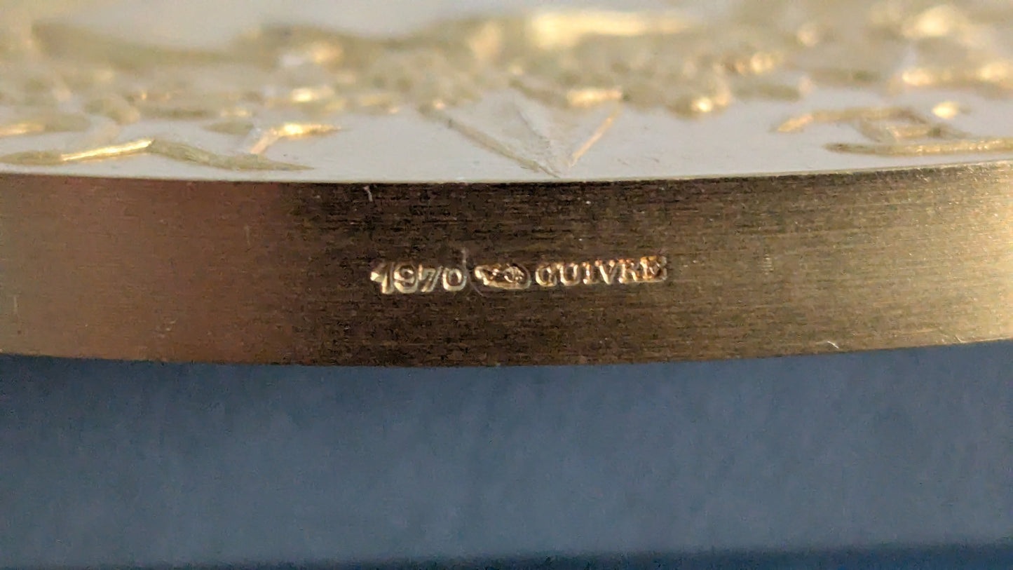 Monnaie de Paris - Uudenvuoden Pöytämitali (1970, Raymond Tschudin)