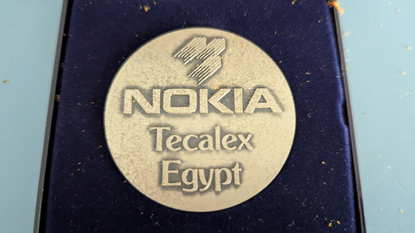 Nokia ja Tecalex 25v Yhteistyötä Egyptissä Mitali (1987)