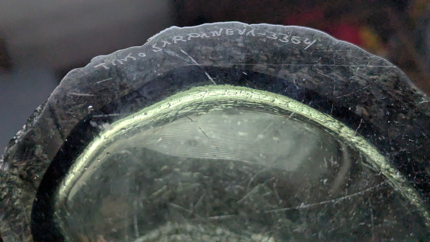 Iittala 3354 Finlandia Maljakko (1964-1970, Signeerattu, Timo Sarpaneva)