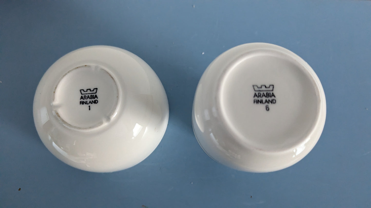 Arabia Veranda Sokerikko ja Kermakko (1997-2003, Inkeri Leivo)