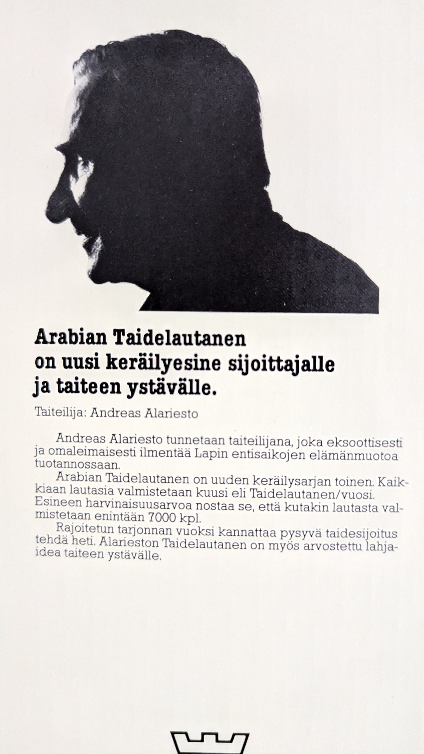 Arabia - Arabia Art Pontikan Keittäjät Seinälautanen (1981, Alk. Pakkauksessa)
