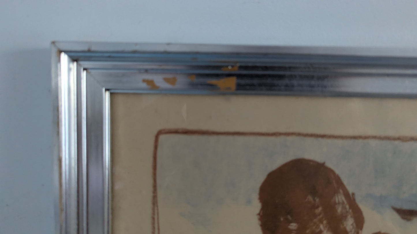 H.B - Kesäpäivä Rannalla (Signeerattu Sekatekniikka 1958)