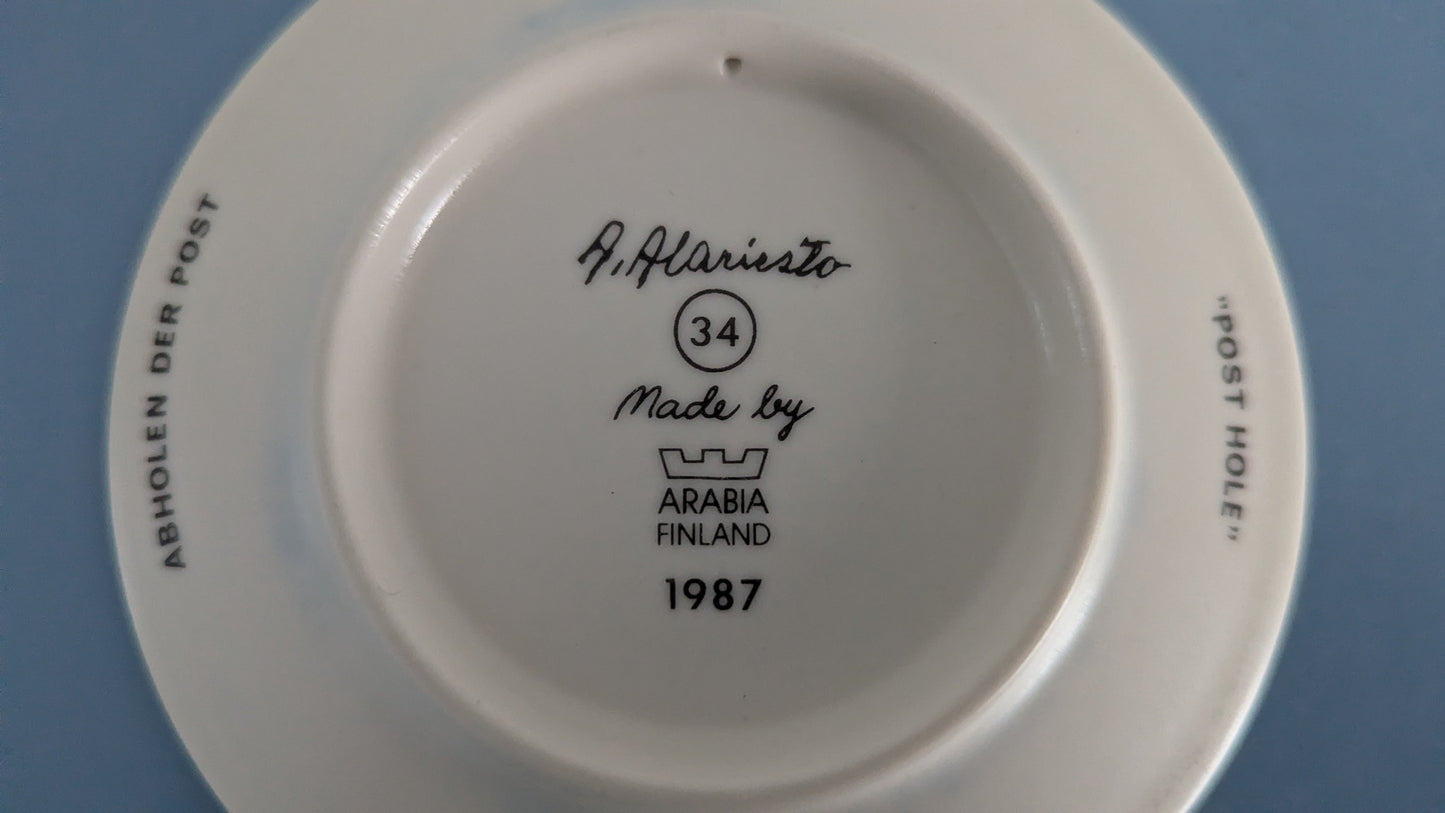 Arabia - Postinhaku Seinälautanen (1987, Andreas Alariesto)