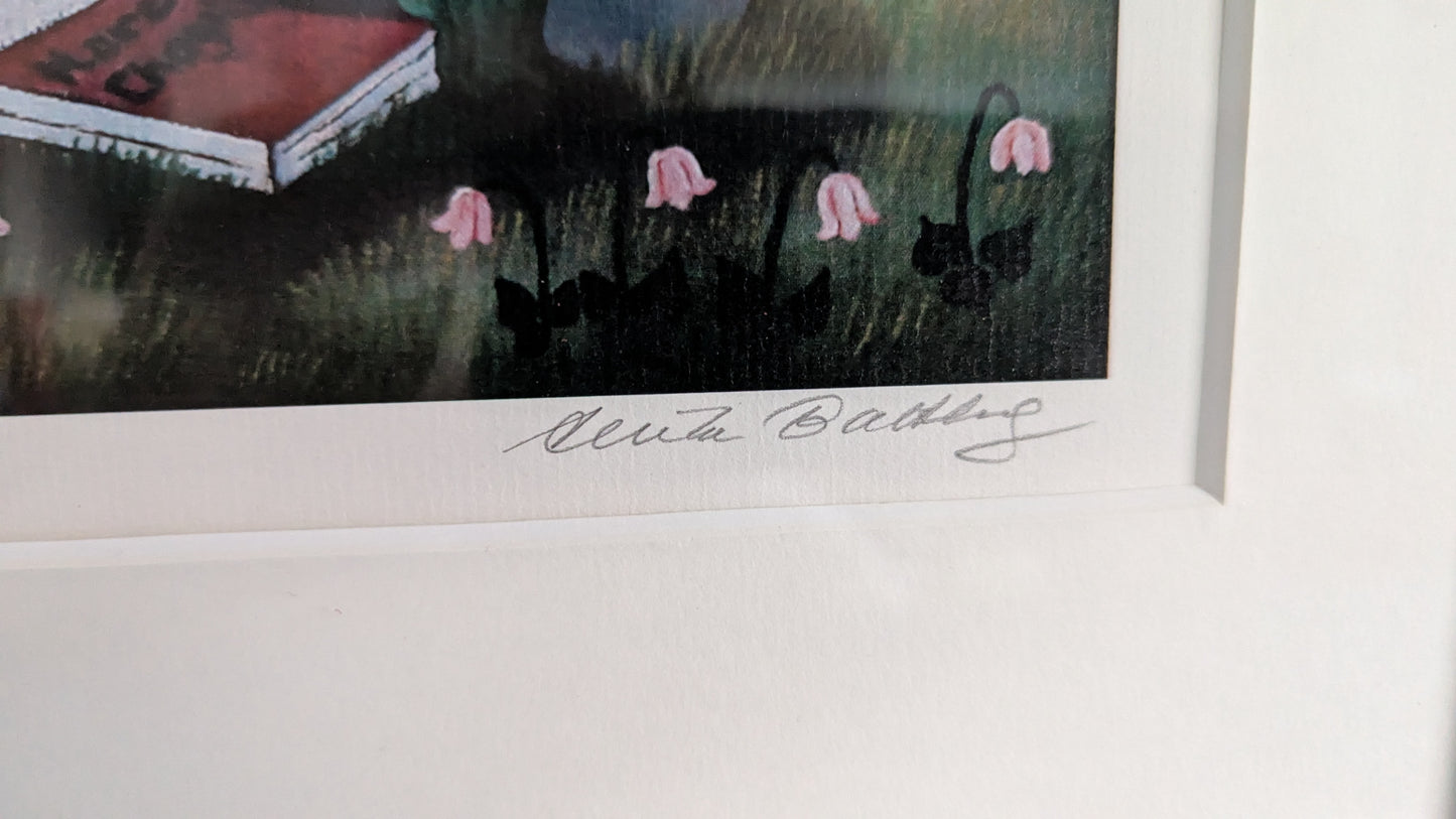 Anita Backlund - Neidon Uni (Signeerattu Grafiikka)